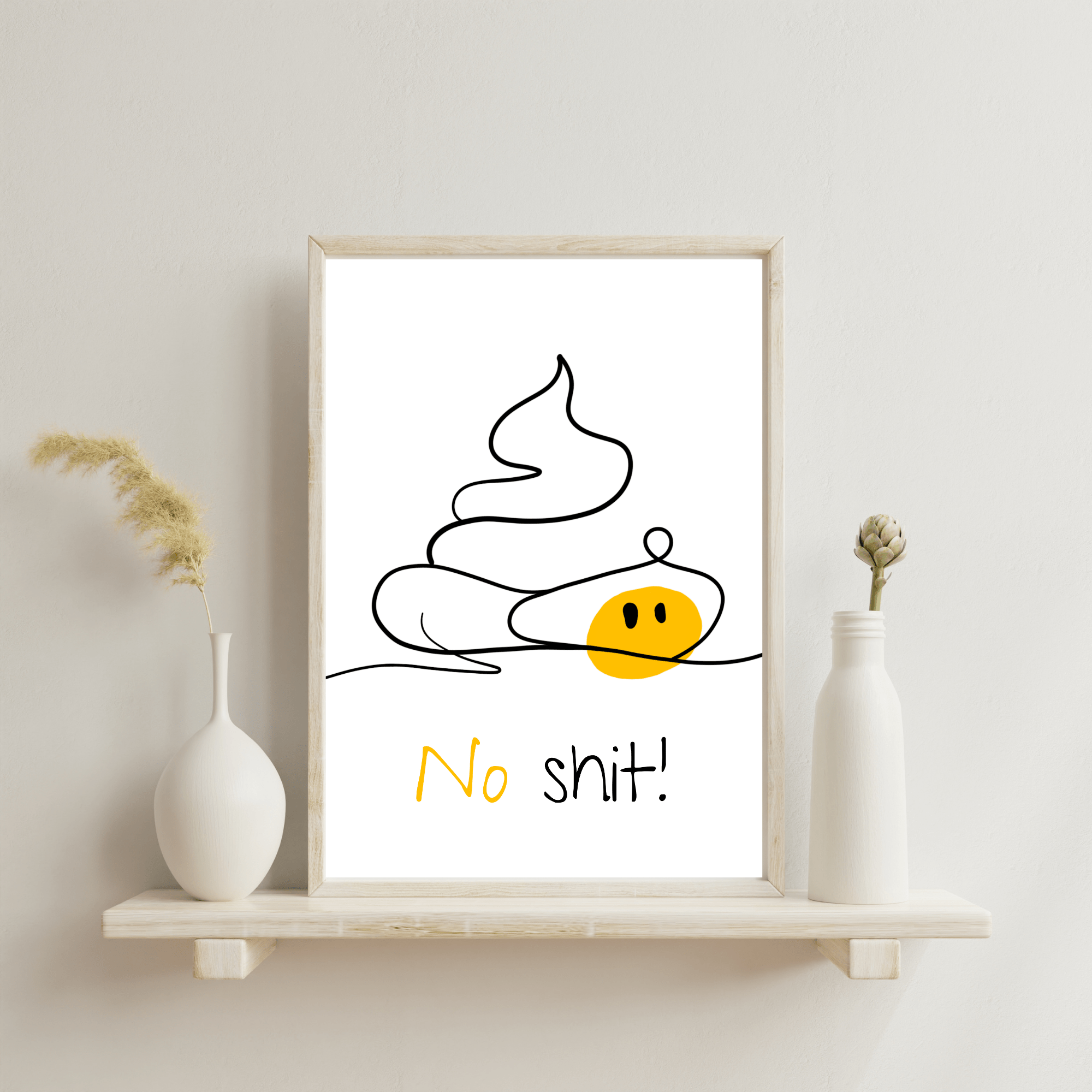 No Shit Shirts - Poster: No Shit! - Poster - basic