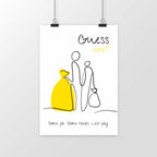 No Shit Shirts - Poster: Same job. Same hours. Less pay. Guess who? - Equal Pay - basic