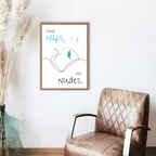 No Shit Shirts - Poster: Send Naps, Not Nudes - Body & Autonomy & Sexism - basic