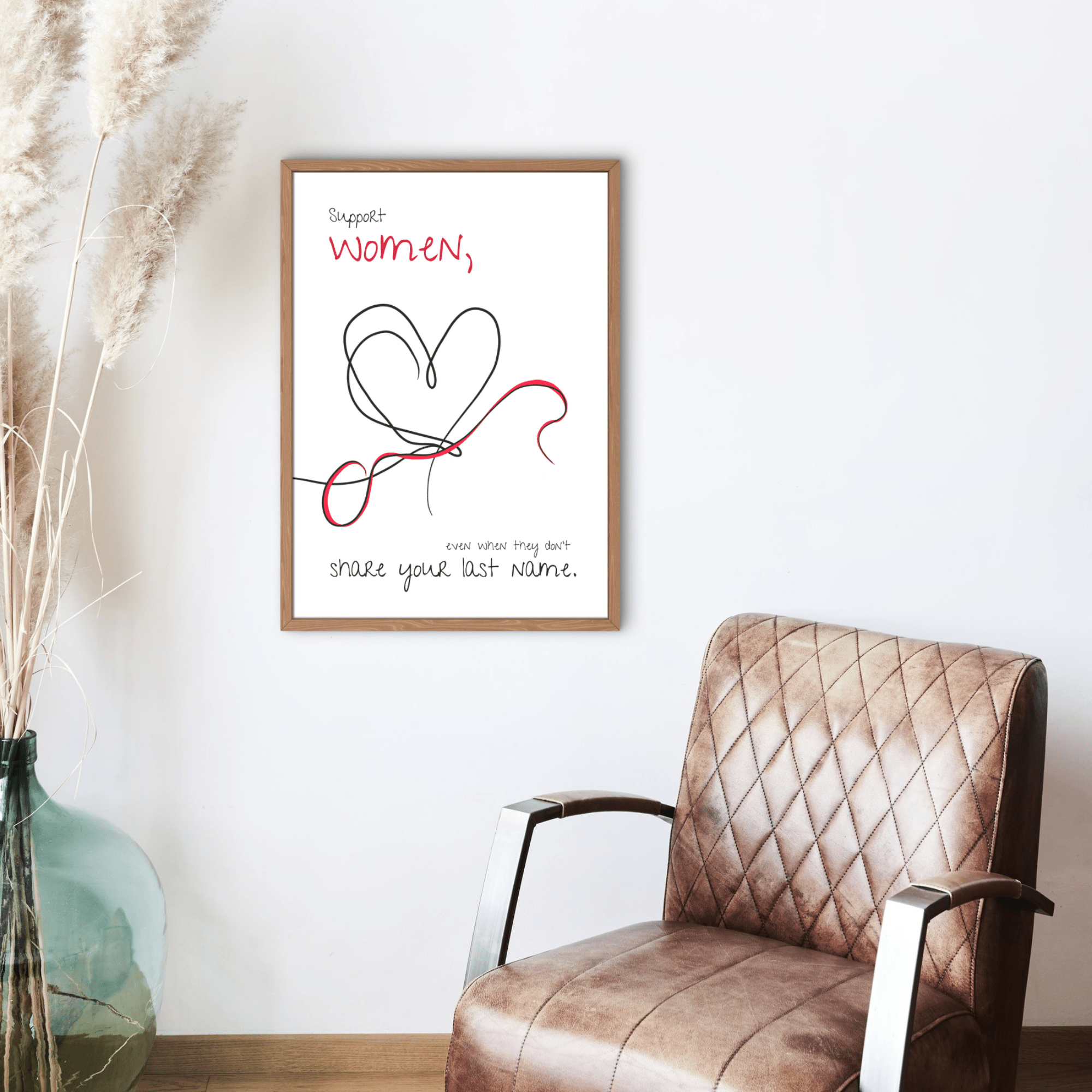 No Shit Shirts - Poster: Support women, even when they don’t share your last name. - Poster - basic