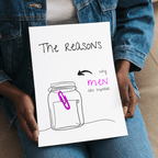 No Shit Shirts - Poster: The reasons why men are superior: - Gender Roles - basic