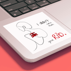 No Shit Shirts - Sticker: I didn’t come from your rib. - Body & Autonomy & Sexism - basic