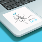 No Shit Shirts - Sticker: IDK. IDC. IDGAF. - Society & Patriarchy - basic