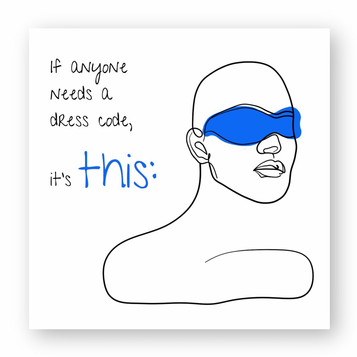 No Shit Shirts - Sticker: If anyone needs a dress code, it’s this: - Mansplaining - basic