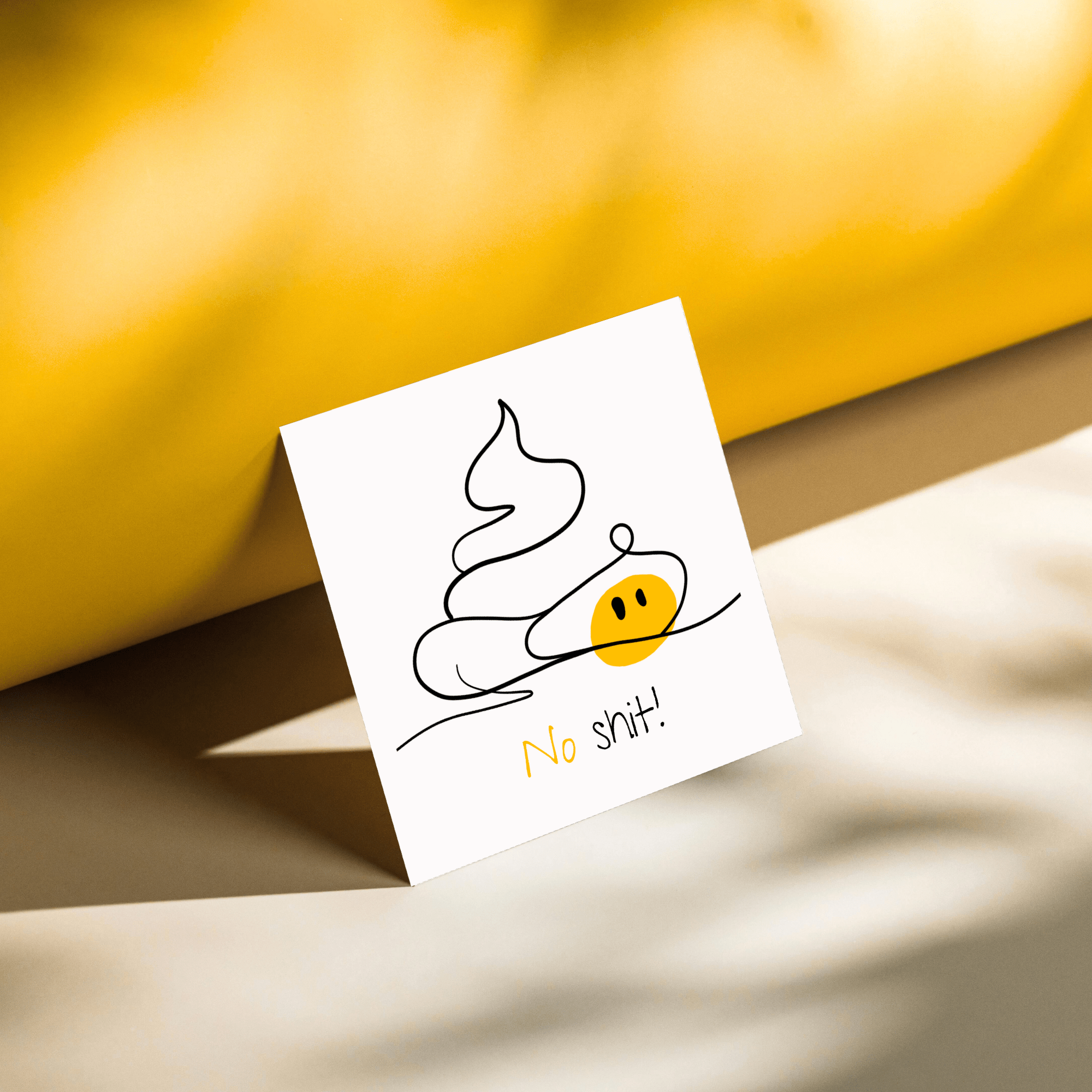 No Shit Shirts - Sticker: No Shit! - Society & Patriarchy - basic