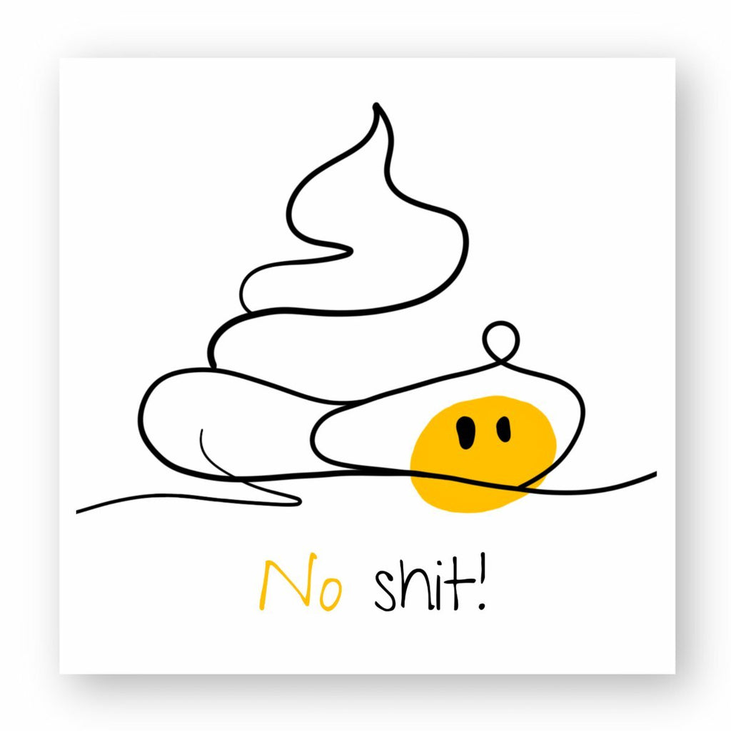 No Shit Shirts - Sticker: No Shit! - Society & Patriarchy - basic
