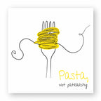 No Shit Shirts - Sticker: Pasta, not patriarchy - Society & Patriarchy - basic