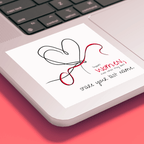 No Shit Shirts - Sticker: Support women, even when they don’t share your last name. - Society & Patriarchy - basic