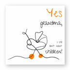 No Shit Shirts - Sticker: Yes, grandma, I still don’t want children - Gender Roles - basic