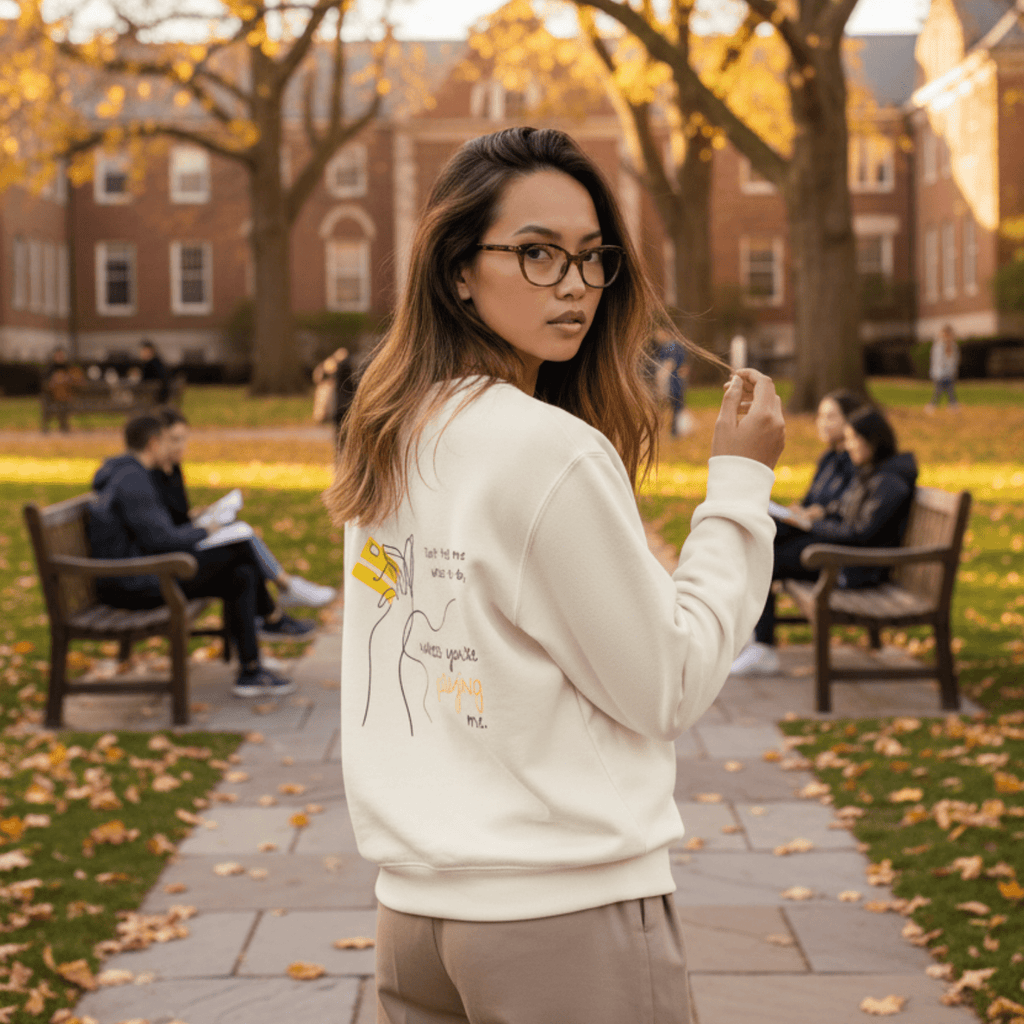 No Shit Shirts - Sweatshirt (Backprint): Don’t tell me what to do, unless you’re paying me - Mansplaining - basic