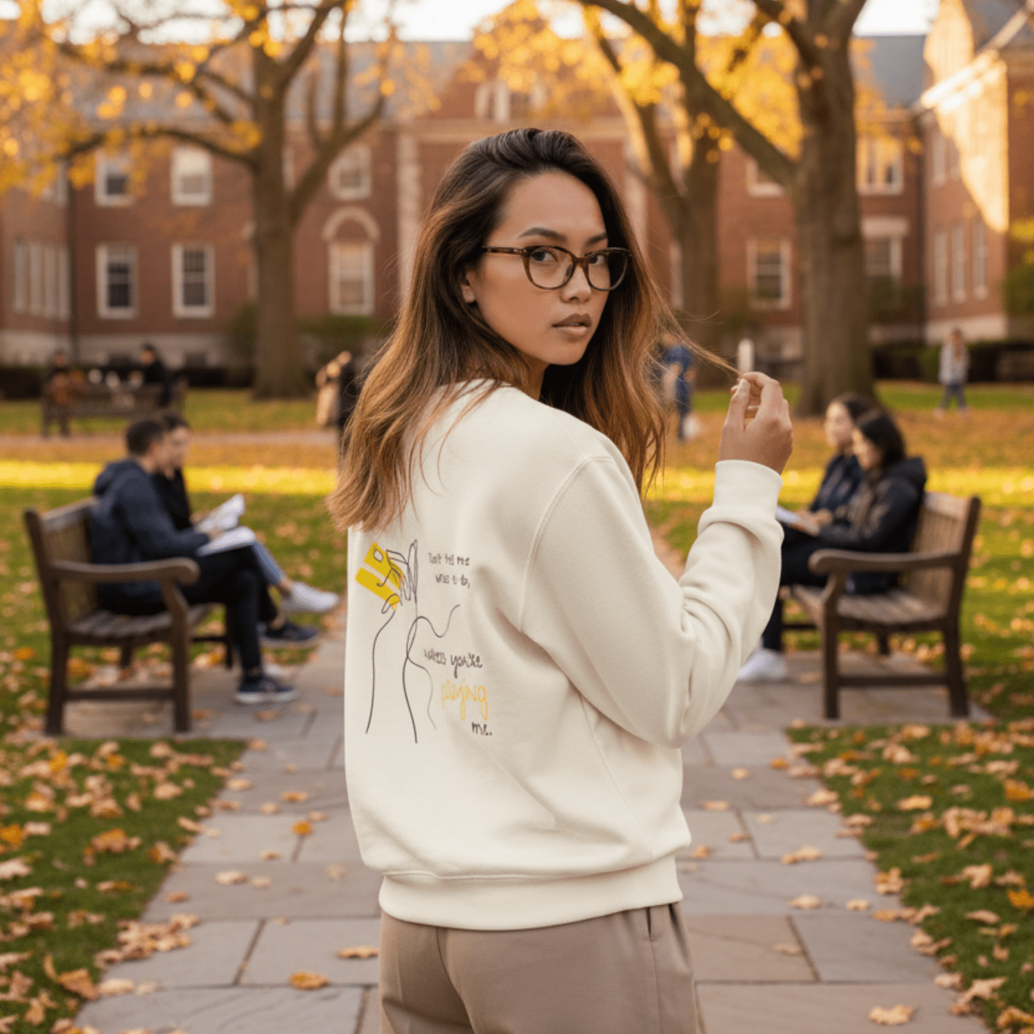 No Shit Shirts - Sweatshirt (Backprint): Don’t tell me what to do, unless you’re paying me - Mansplaining - basic