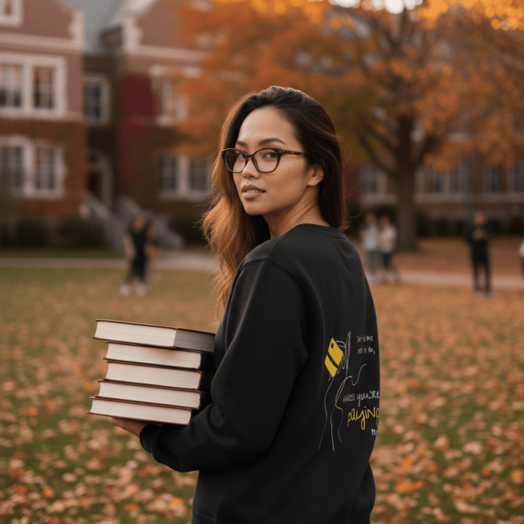 No Shit Shirts - Sweatshirt (Backprint): Don’t tell me what to do, unless you’re paying me - Mansplaining - basic