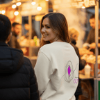 No Shit Shirts - Sweatshirt (Backprint): Feminist AF - Society & Patriarchy - basic