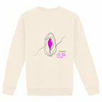 No Shit Shirts - Sweatshirt (Backprint): Feminist AF - Society & Patriarchy - basic