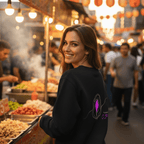 No Shit Shirts - Sweatshirt (Backprint): Feminist AF - Society & Patriarchy - basic