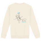 No Shit Shirts - Sweatshirt (Backprint): IDK. IDC. IDGAF. - Society & Patriarchy - basic