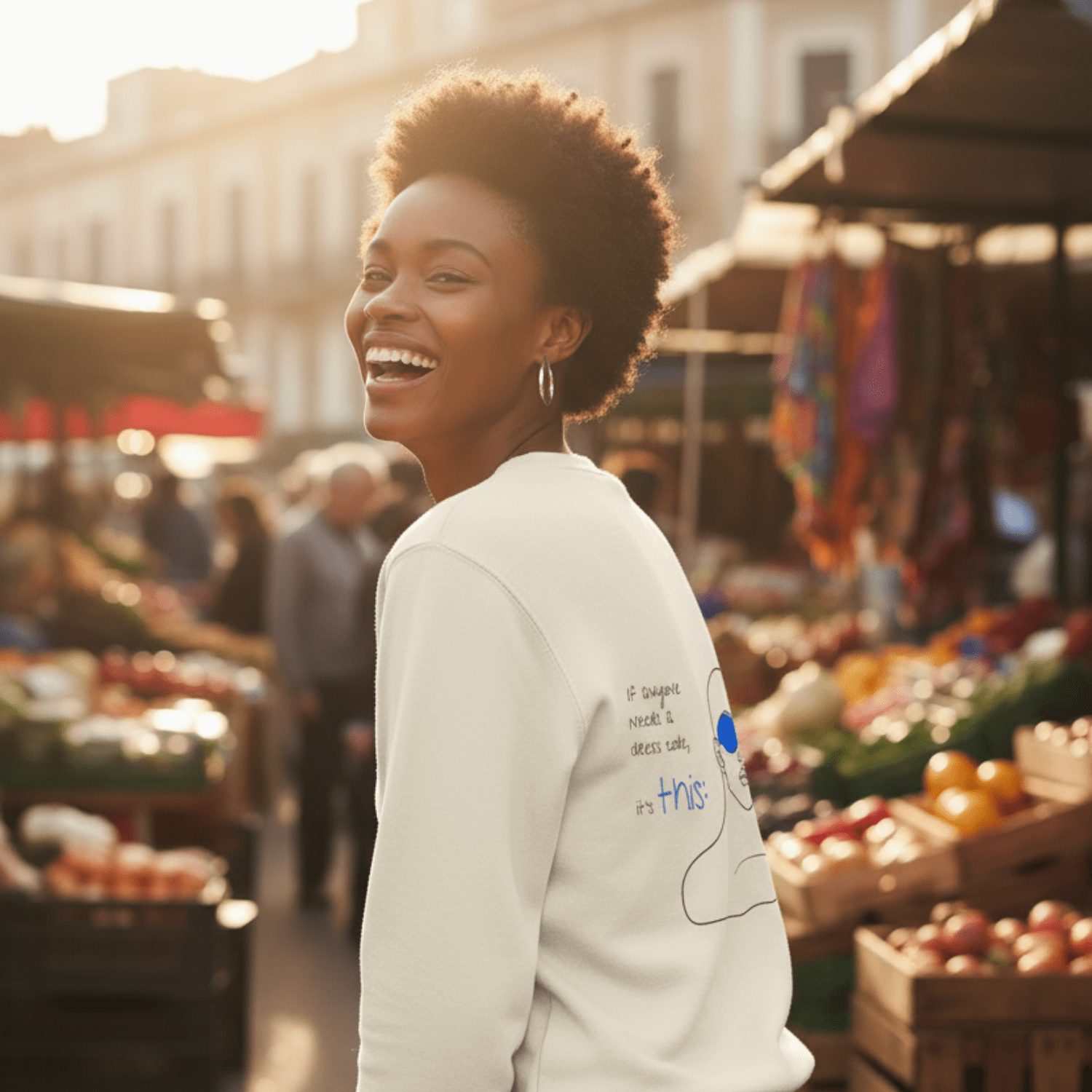 No Shit Shirts - Sweatshirt (Backprint): If anyone needs a dress code, it’s this: - Mansplaining - basic