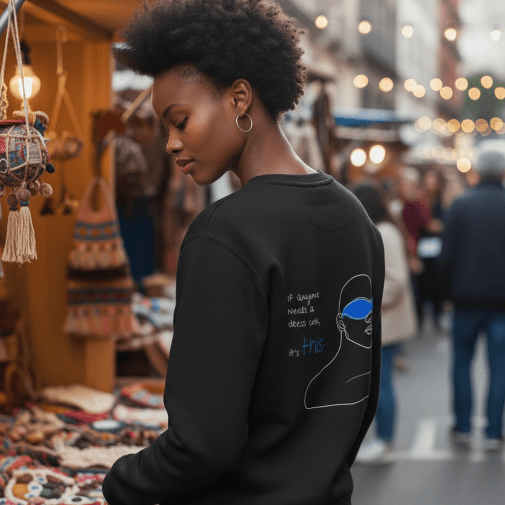 No Shit Shirts - Sweatshirt (Backprint): If anyone needs a dress code, it’s this: - Mansplaining - basic