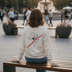 No Shit Shirts - Sweatshirt (Backprint): I’ll take power over flowers - Society & Patriarchy - basic