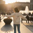 No Shit Shirts - Sweatshirt (Backprint): I’ll take power over flowers - Society & Patriarchy - basic