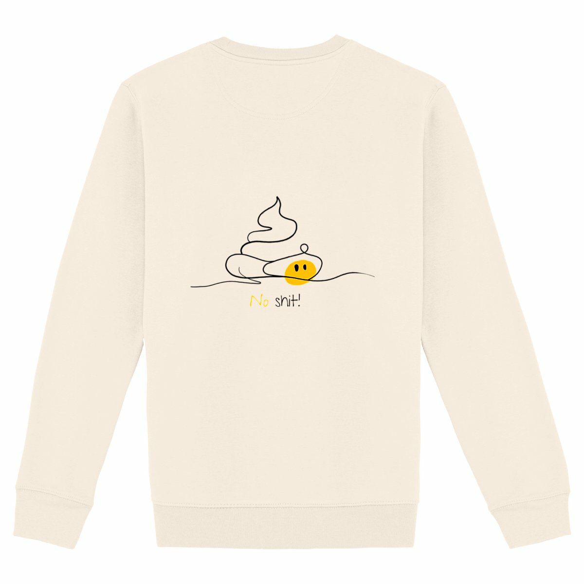 No Shit Shirts - Sweatshirt (Backprint): No Shit! - Society & Patriarchy - basic