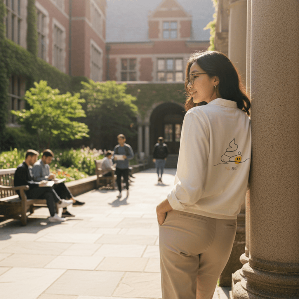 No Shit Shirts - Sweatshirt (Backprint): No Shit! - Society & Patriarchy - basic