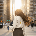 No Shit Shirts - Sweatshirt (Backprint): Not your honey - Body & Autonomy & Sexism - basic