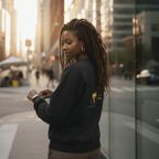 No Shit Shirts - Sweatshirt (Backprint): Not your honey - Body & Autonomy & Sexism - basic