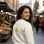 No Shit Shirts - Sweatshirt (Backprint): Pasta, not patriarchy - Society & Patriarchy - basic