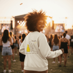 No Shit Shirts - Sweatshirt (Backprint): Same job. Same hours. Less pay. Guess who? - Equal Pay - basic