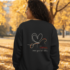 No Shit Shirts - Sweatshirt (Backprint): Support women, even when they don’t share your last name. - Society & Patriarchy - basic