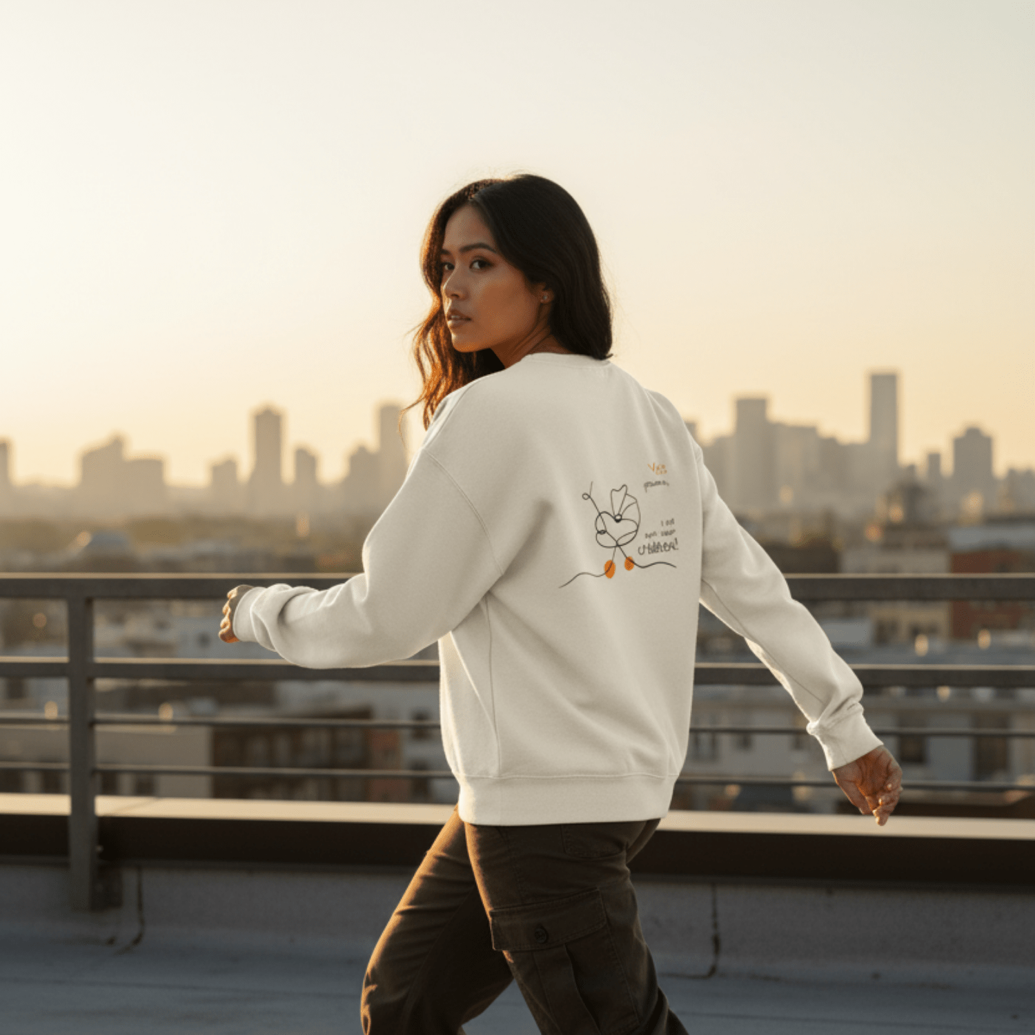 No Shit Shirts - Sweatshirt (Backprint): Yes, grandma, I still don’t want children - Gender Roles - basic