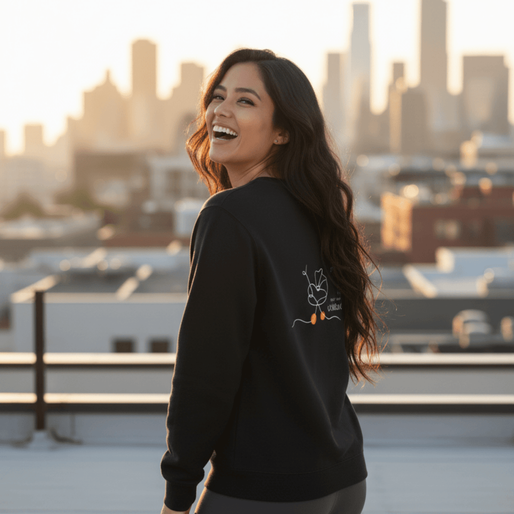 No Shit Shirts - Sweatshirt (Backprint): Yes, grandma, I still don’t want children - Gender Roles - basic