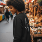 No Shit Shirts - Sweatshirt (Backprint): Zero Fucks - Society & Patriarchy - basic