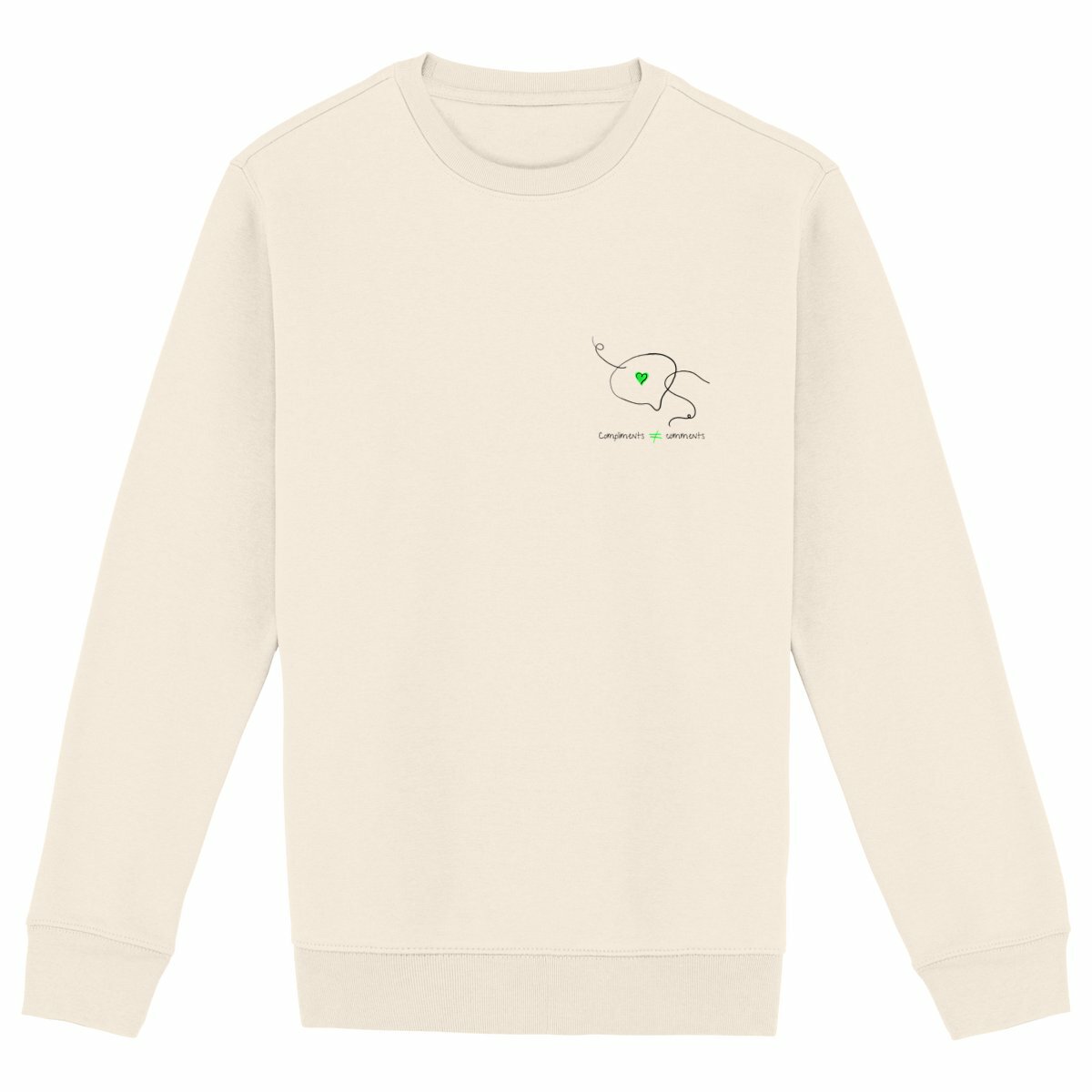 No Shit Shirts - Sweatshirt: Compliments ≠ comments. - Mansplaining - basic