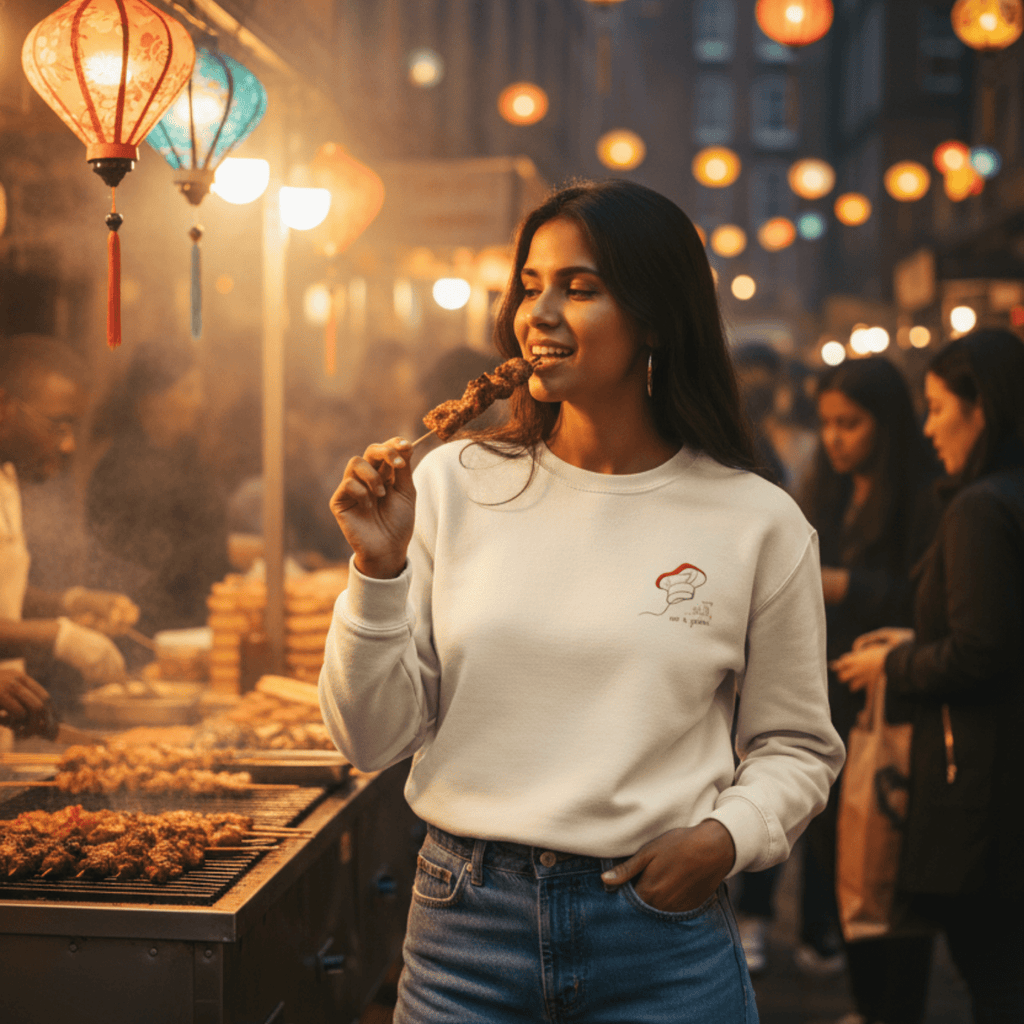 No Shit Shirts - Sweatshirt: Cooking is a skill, not a gender. - Gender Roles - basic