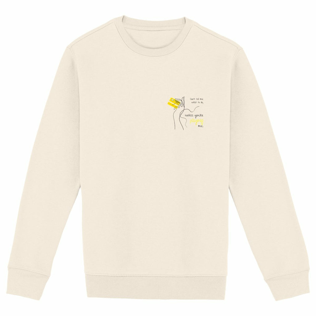 No Shit Shirts - Sweatshirt: Don’t tell me what to do, unless you’re paying me - Mansplaining - basic