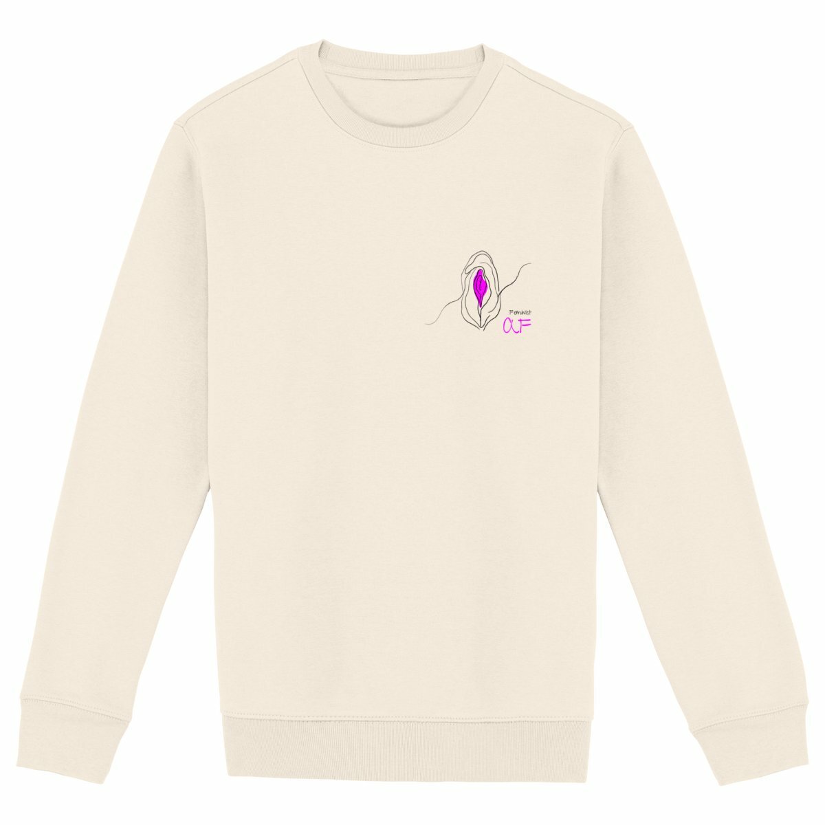 No Shit Shirts - Sweatshirt: Feminist AF - Society & Patriarchy - basic