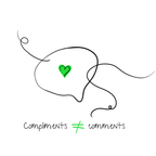 No Shit Shirts - Sweatshirt (Frontprint Large): Compliments ≠ comments. - Mansplaining - basic