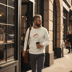 No Shit Shirts - Sweatshirt (Frontprint Large): Cooking is a skill, not a gender. - Gender Roles - basic