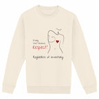 No Shit Shirts - Sweatshirt (Frontprint Large): Every chest deserves respect. Regardless of inventory. - Body & Autonomy & Sexism - basic