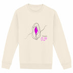 No Shit Shirts - Sweatshirt (Frontprint Large): Feminist AF - Society & Patriarchy - basic