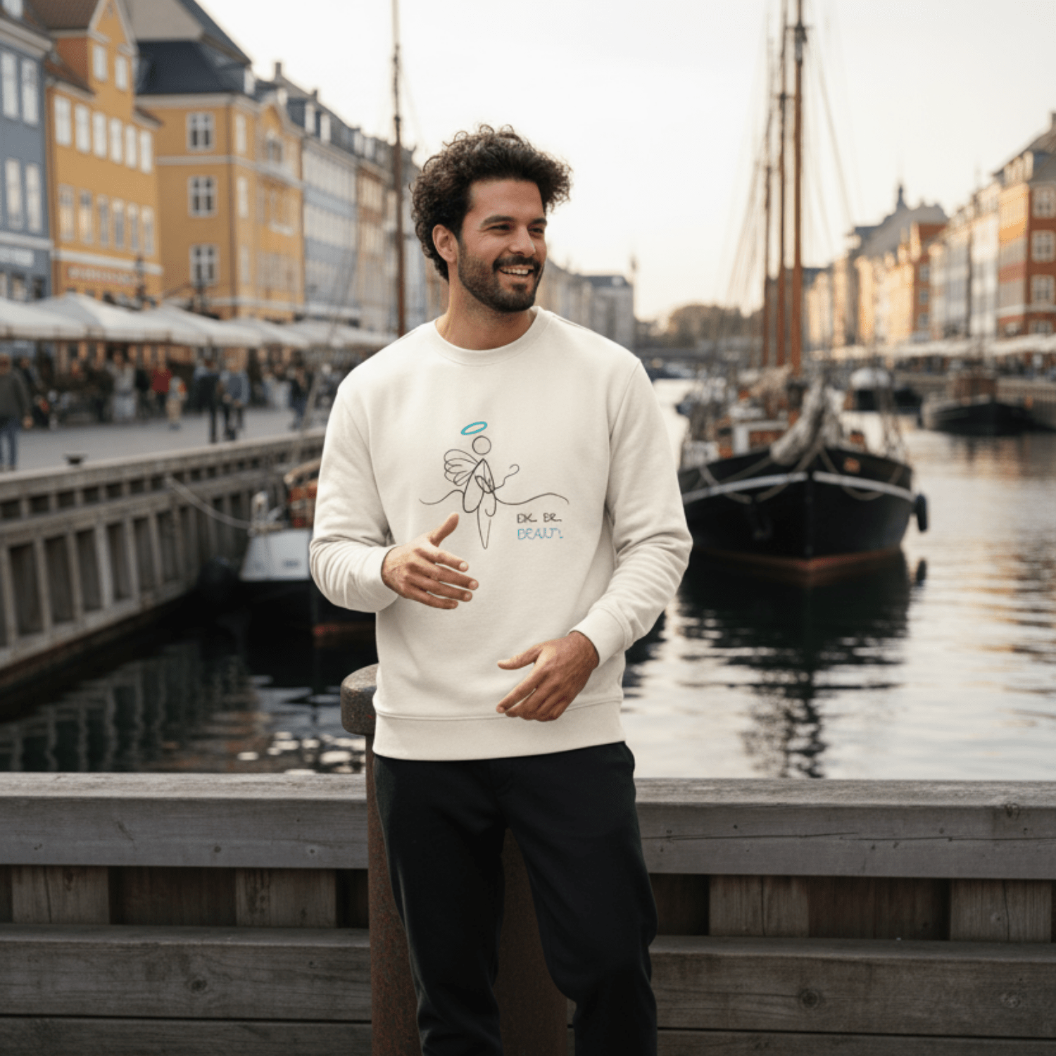 No Shit Shirts - Sweatshirt (Frontprint Large): IDK. IDC. IDGAF. - Society & Patriarchy - basic