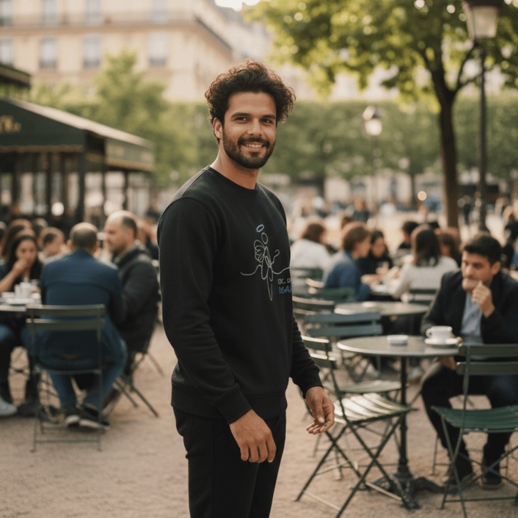 No Shit Shirts - Sweatshirt (Frontprint Large): IDK. IDC. IDGAF. - Society & Patriarchy - basic