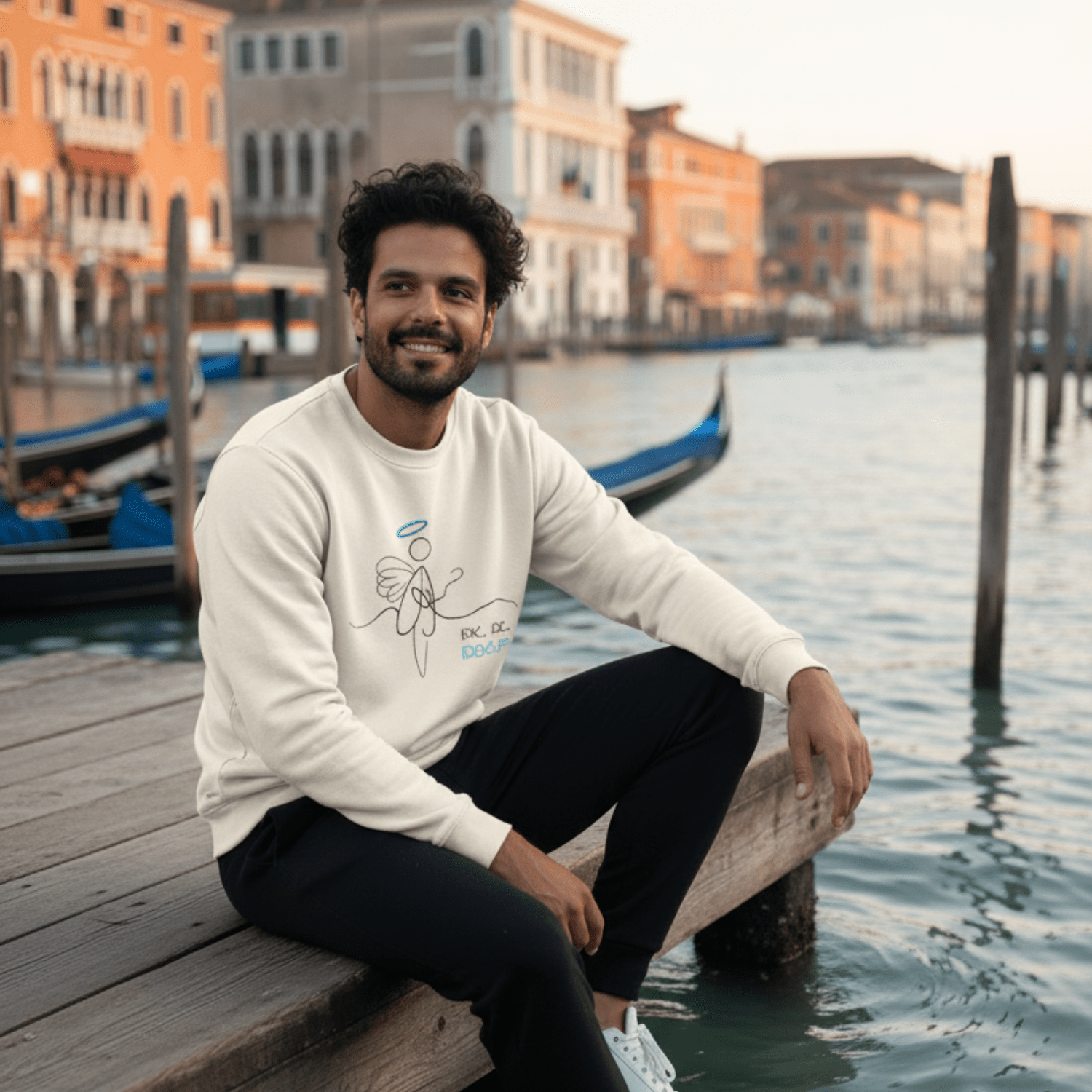 No Shit Shirts - Sweatshirt (Frontprint Large): IDK. IDC. IDGAF. - Society & Patriarchy - basic