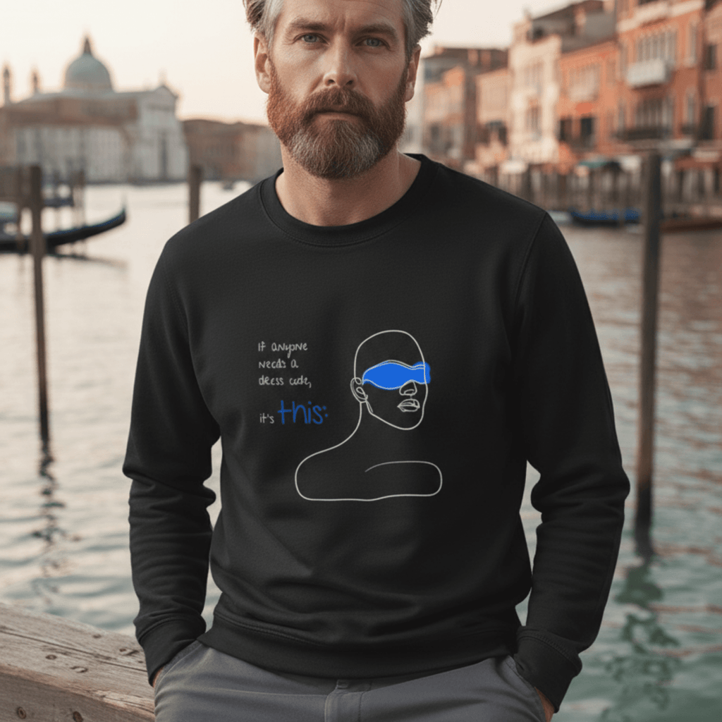 No Shit Shirts - Sweatshirt (Frontprint Large): If anyone needs a dress code, it’s this: - Mansplaining - basic