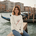 No Shit Shirts - Sweatshirt (Frontprint Large): I’ll take power over flowers - Society & Patriarchy - basic