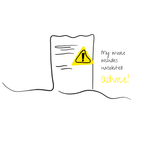 No Shit Shirts - Sweatshirt (Frontprint Large): My invoice includes unsolicited advice. - Mansplaining - basic