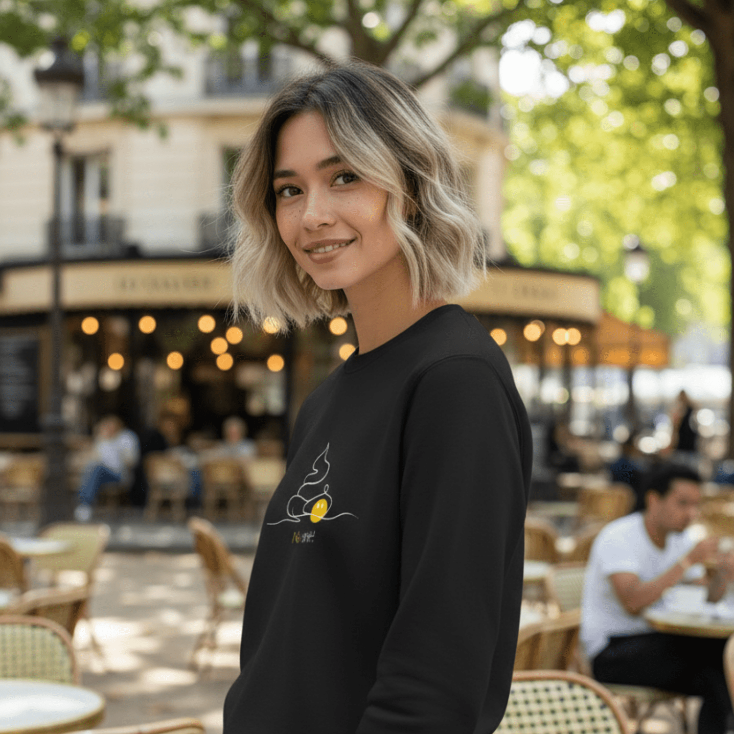 No Shit Shirts - Sweatshirt (Frontprint Large): No Shit! - Society & Patriarchy - basic