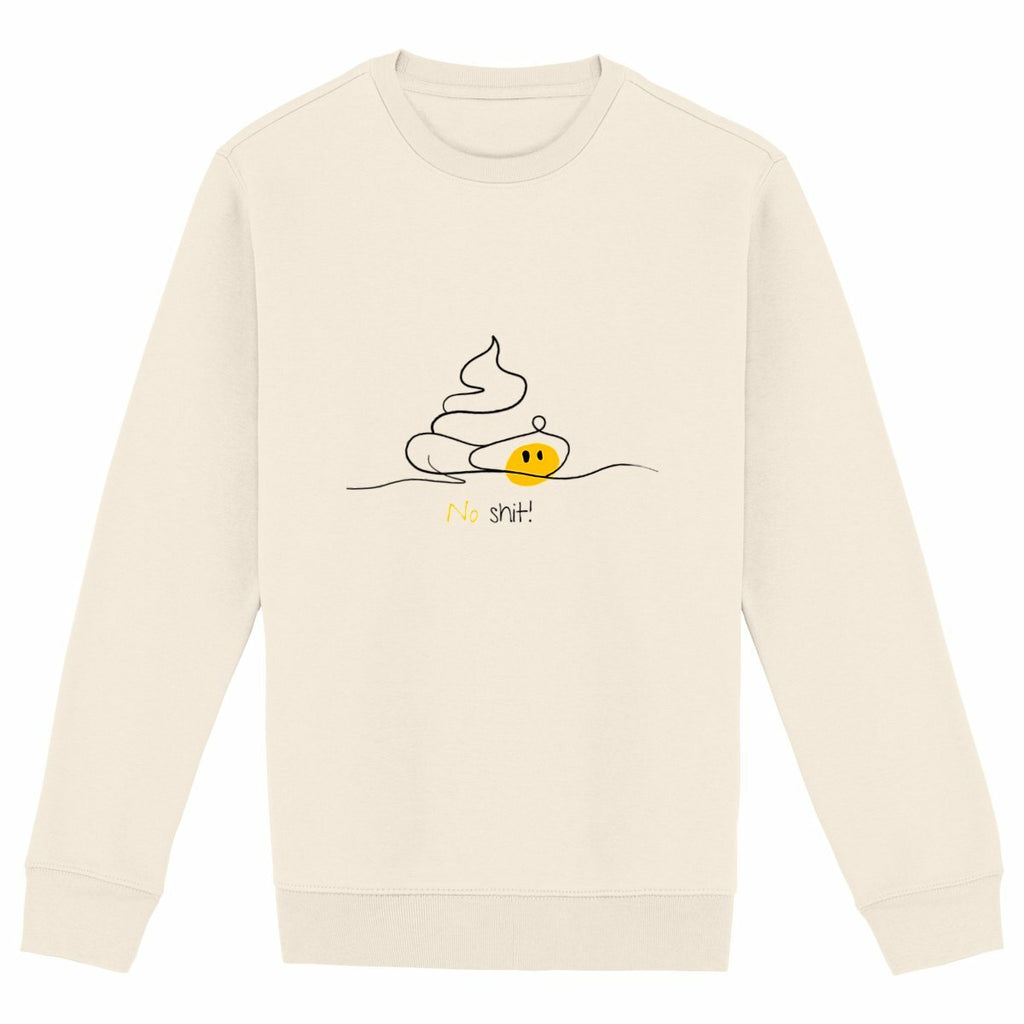No Shit Shirts - Sweatshirt (Frontprint Large): No Shit! - Society & Patriarchy - basic